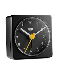 RELOJ DESPERTADOR BRAUN ANALOGICO BC02XB NEGRO